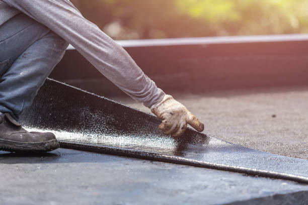 Professional Waterproofing technician working in Saukville, WI
